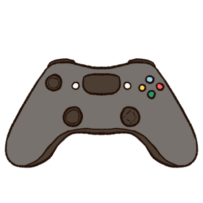 a generic grey video game controller with joysticks and buttons.